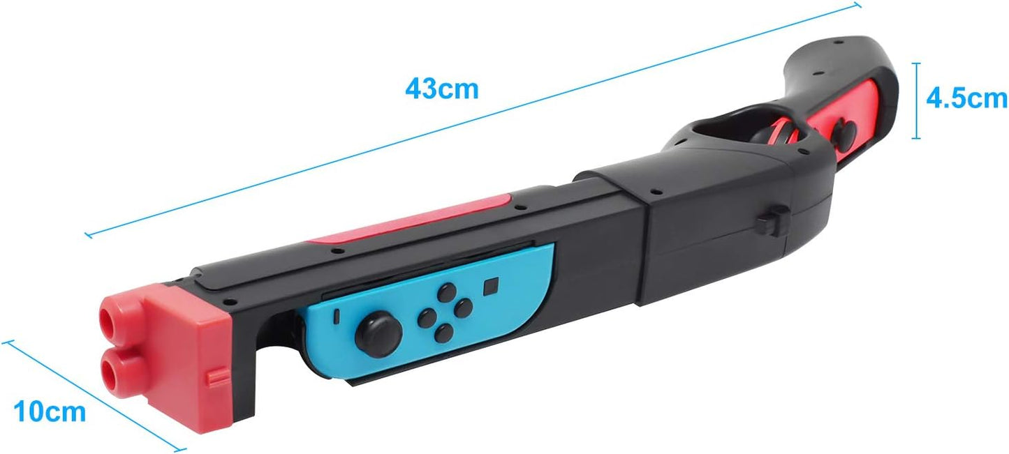 FASTSNAIL Shooting Gun Compatible with Nintendo Switch/Switch OLED, Replacement for Joy-Con Gun Controller Game Gun Hand Grips Compatible with Nintendo Switch Joycons/Switch OLED